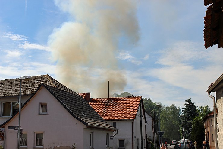 Bild: Brand in Rottleben