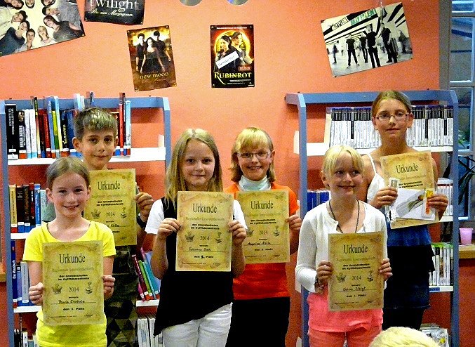Bild: Vorlesewettbewerb der Grundschulen