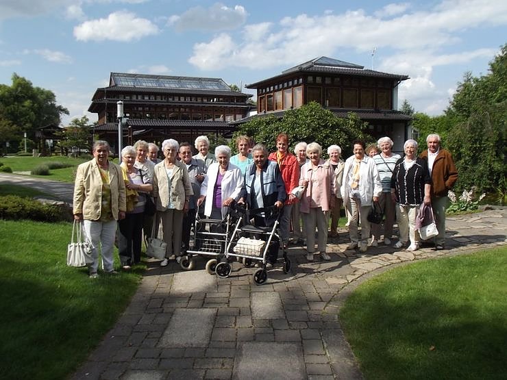 Bild: Im Japanischen Garten unterwegs