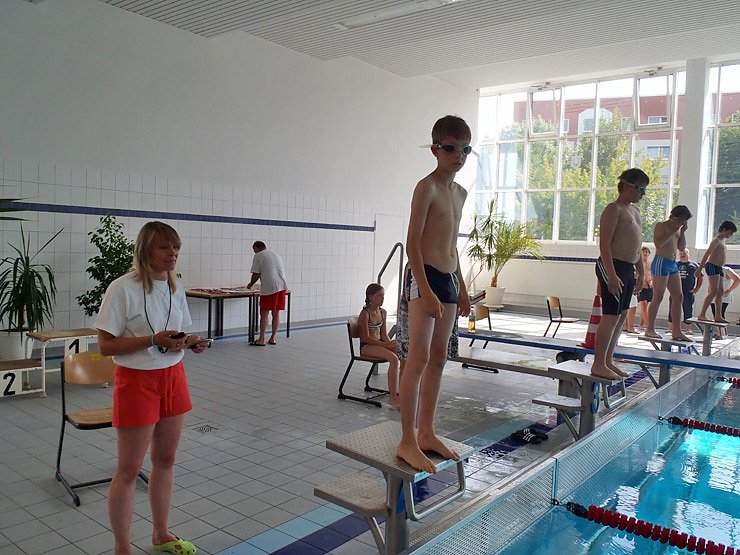 Bild: Von den Kreisjugendspielen im Schwimmen