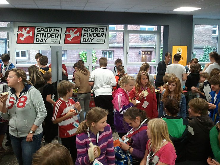 Bild: Die Bereiche des SportsFinderDay