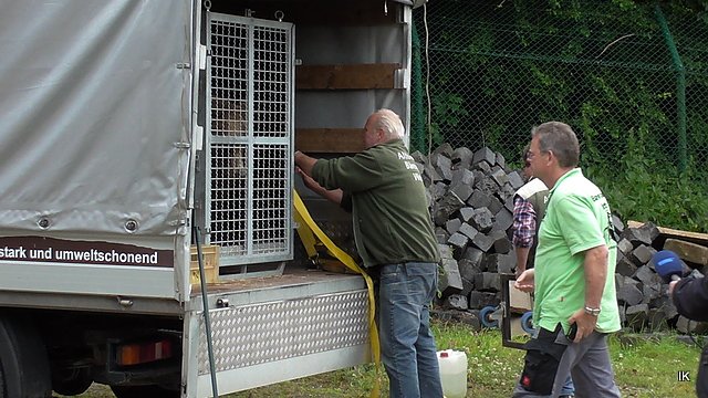 Bild: Ankunft im B&auml;renpark in Worbis