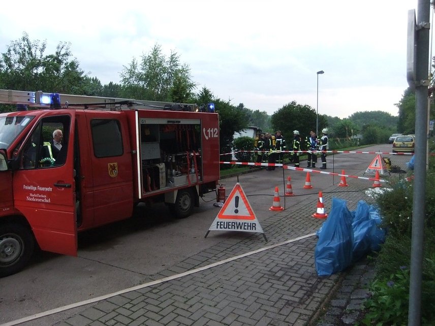 Bild: EInsatz in Niederorschel
