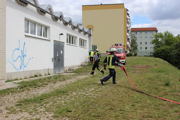 Bild: Mit Blaulicht ins &Ouml;stertal von Sondershausen