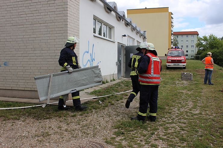 Bild: Mit Blaulicht ins &Ouml;stertal von Sondershausen