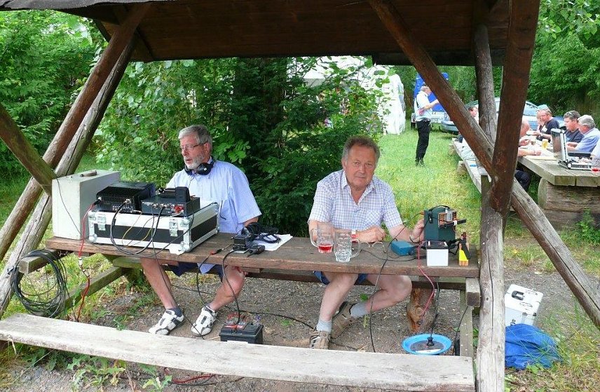 Bild: Funkertreffen auf dem Rathsfeld