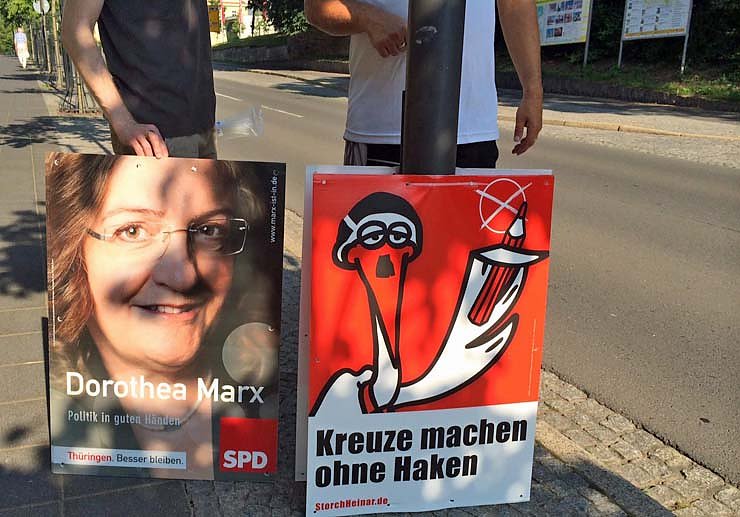 Bild: Stra&szlig;enwahlkampf er&ouml;ffnet