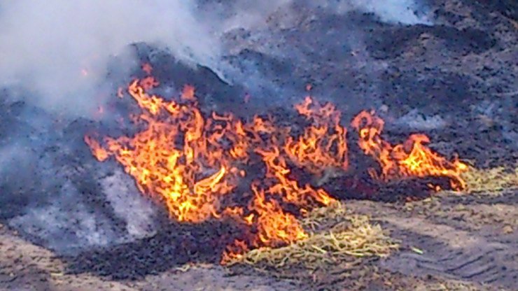 Bild: Brand bei Rockensu&szlig;ra