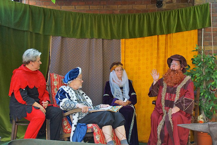 Bild: Premiere im Heimathaus Ro&szlig;leben