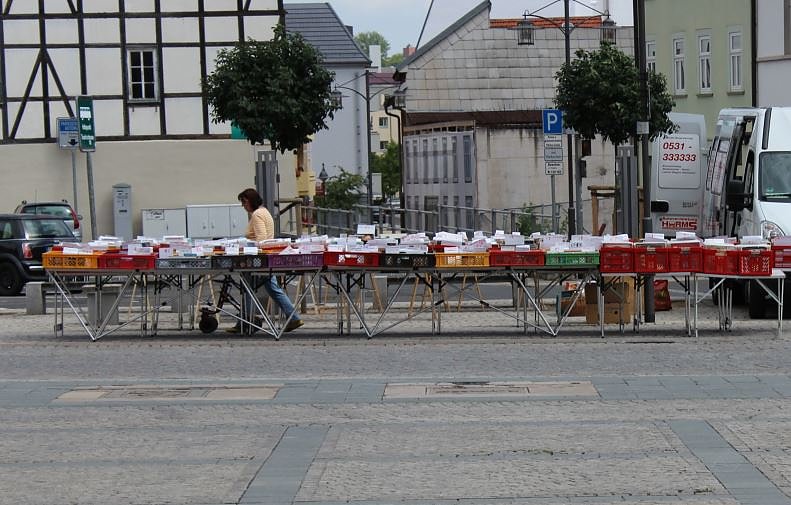 Bild: Parkplatz Schwan gesperrt