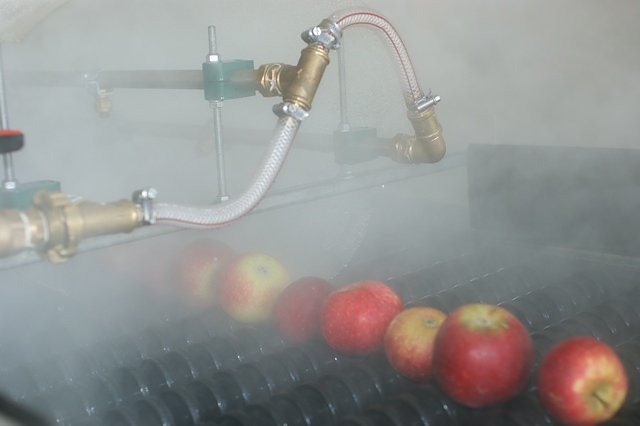 Bild: Apfeldusche