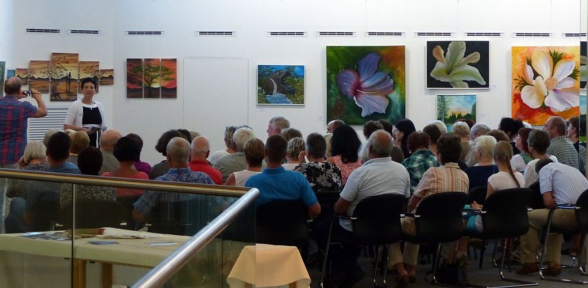 Bild: Vernissage in der KSK-Galerie