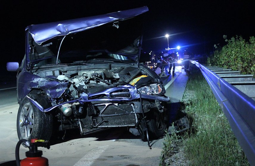Bild: Unfall auf der A 38