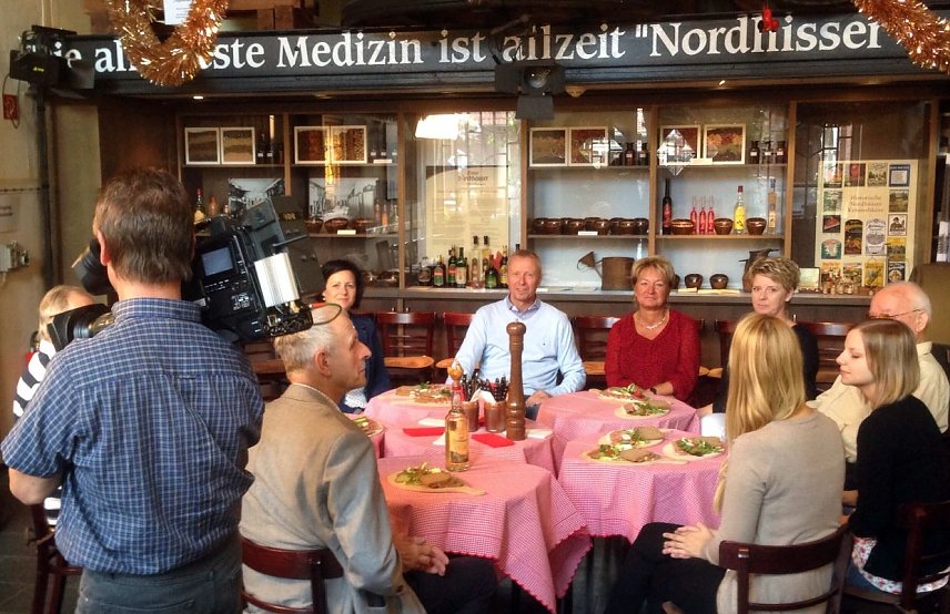 Bild: Dreharbeiten in der "Tradi"