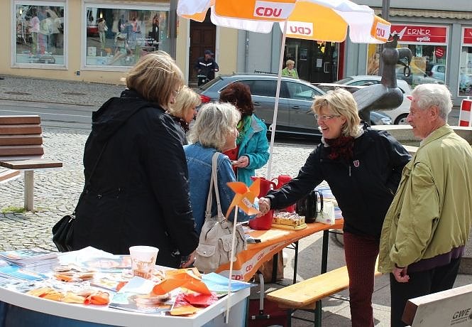 Bild: Unterst&uuml;tzung durch Frauenunion