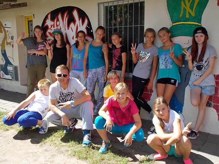 Bild: Video Tanzworkshop wird gezeigt