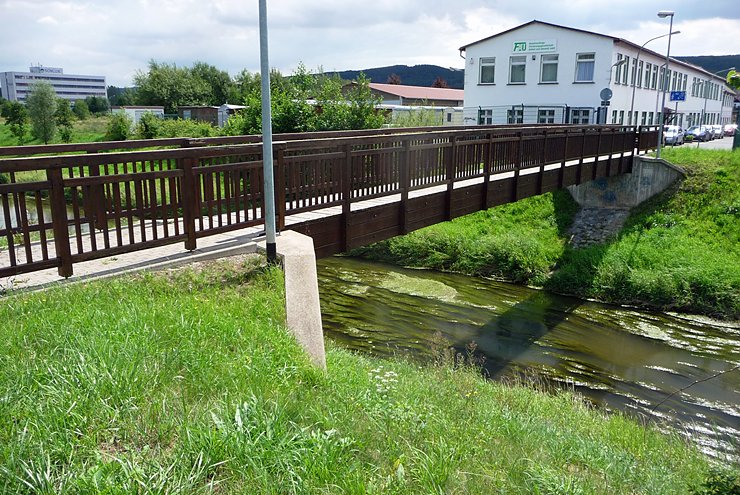 Bild: Fu&szlig;g&auml;ngerbr&uuml;cke wird gesperrt