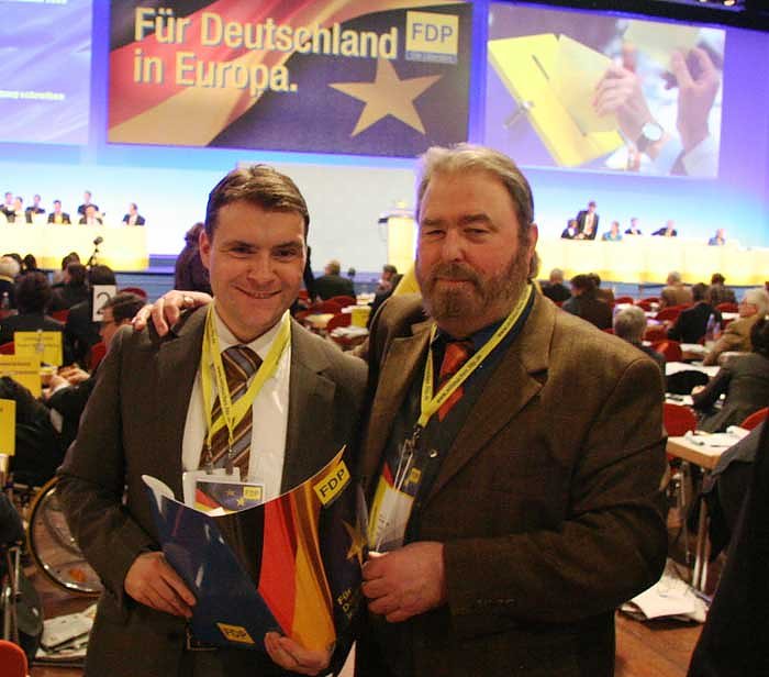 Bild: FDP-Bundestagskandidat Patrick Kurth, Generalsekret&auml;r der Th&uuml;ringer