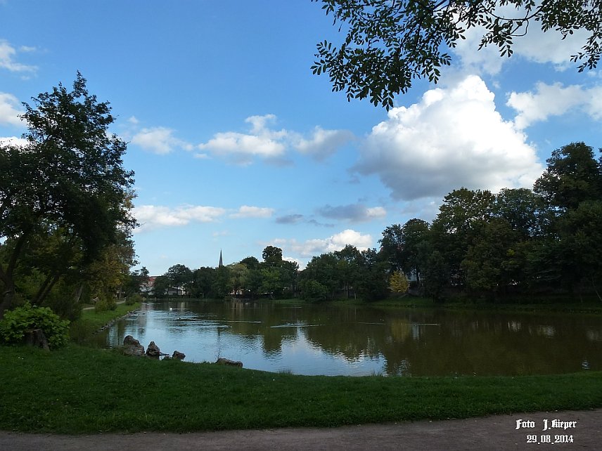 Bild: Der Parkteich Sondershausen