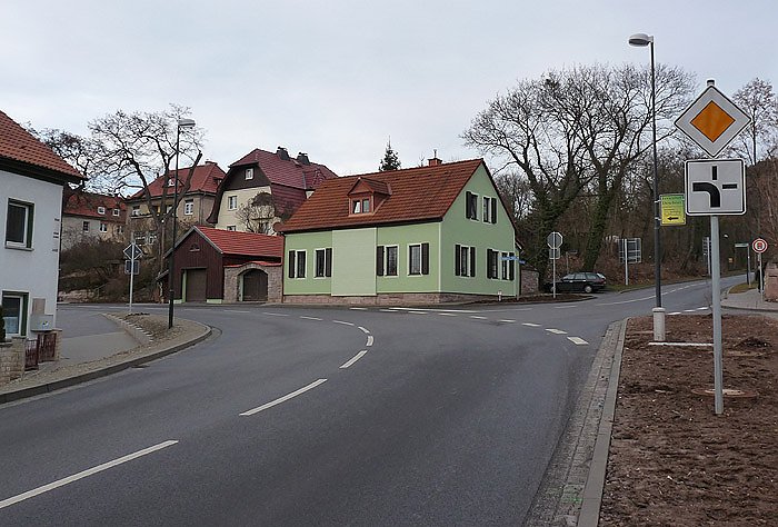 Bild: Kreuzung Bad Frankenhausen