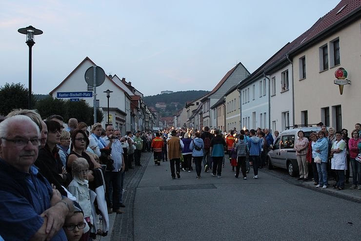 Bild: Bauernheer zog durch Bad Frankenhausen