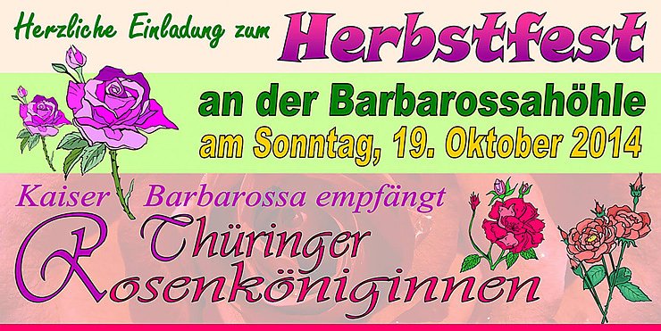 Bild: Herbstfest an der Barbarossah&ouml;hle