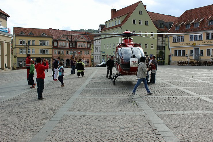 Bild: Landeplatz Markt Sondershausen