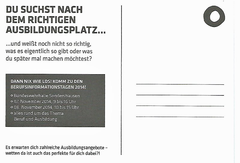 Bild: Hier bleiben und Ausbildung machen