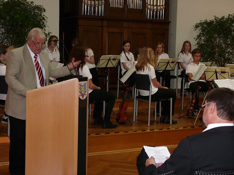 Bild: Beeindruckende Festrede