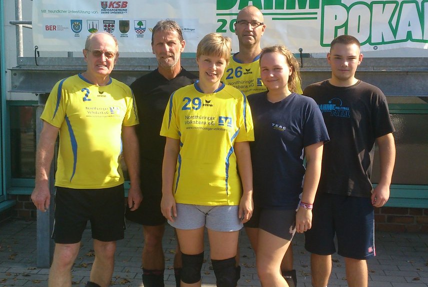 Bild: J&uuml;rgen Poerschke, Uwe Tr&auml;ger, Evelin R&ouml;hl, Thorsten K&ouml;tt, Christin Dresler und Stefan Adam.