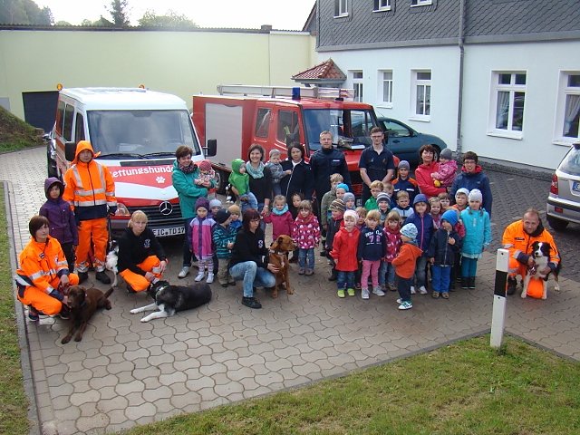 Bild: Zu Besuch im Kindergarten