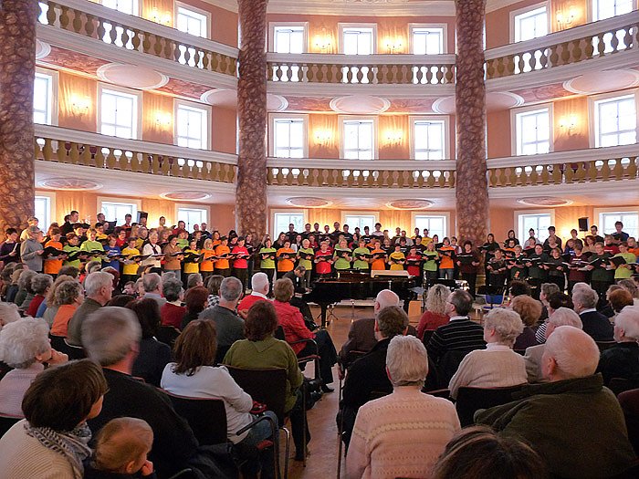 Bild: Musikworkshop im Achteckhaus