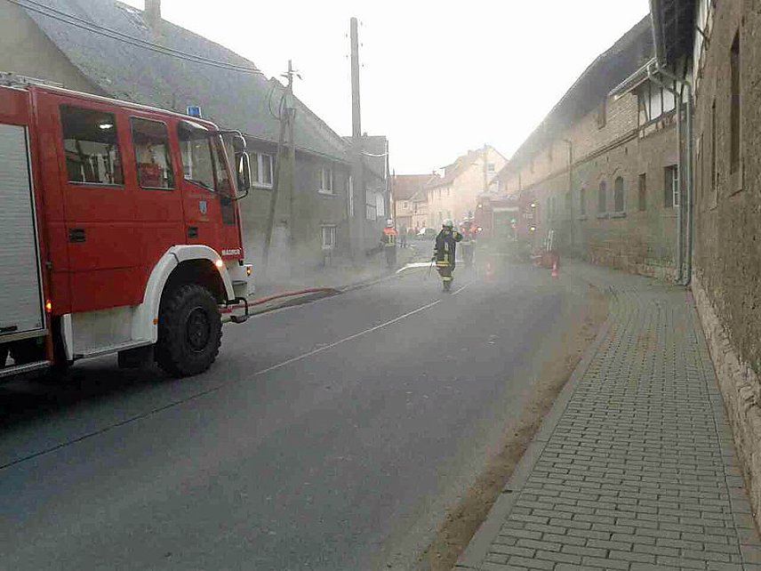 Bild: Feuerwehr probt den Ernstfall