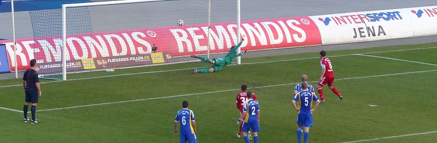 Bild: Der Anschlusstreffer zum 1:2