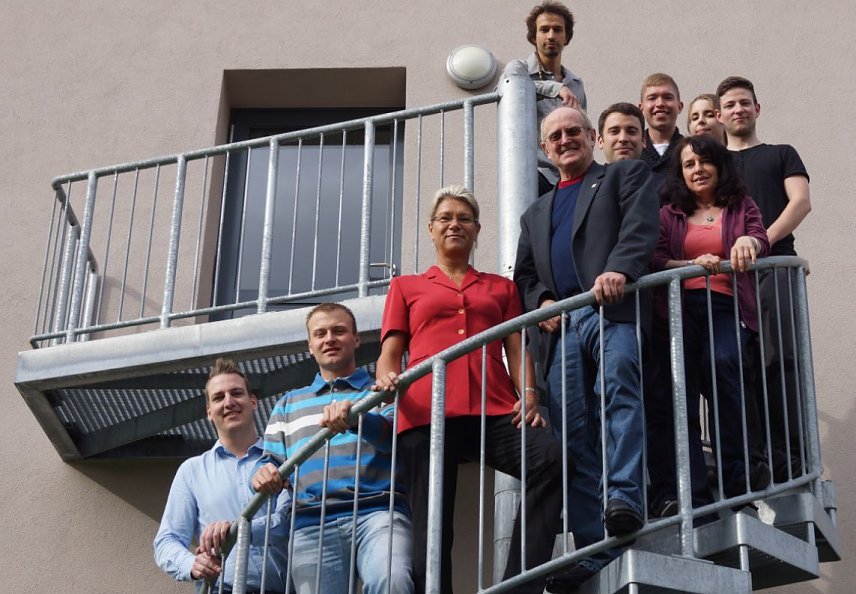 Bild: Forschungsgruppe aus dem Bereich Umwelt- und Recyclingtechnik der FH Nordhausen