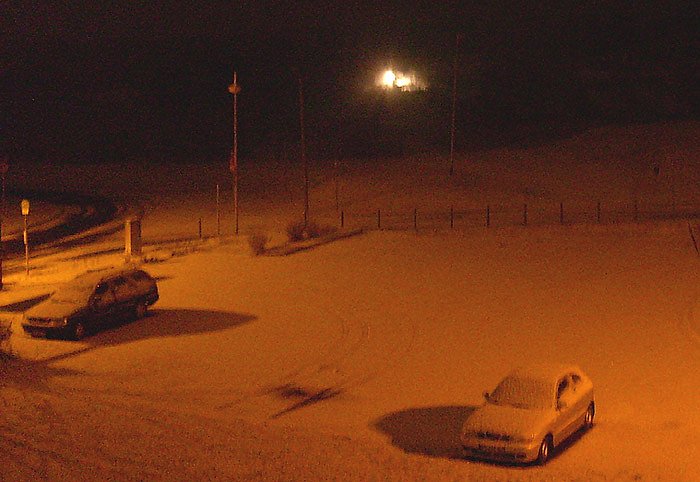 Bild: Schnefall Sondershausen