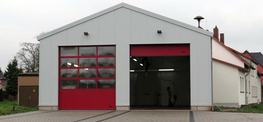 Bild: Neues Haus, aber noch kein Fahrzeug untergestellt.