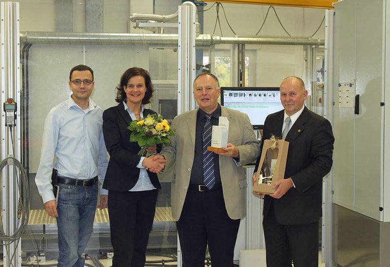 Bild: Gratulation zum Ernst-Abbe-Preis