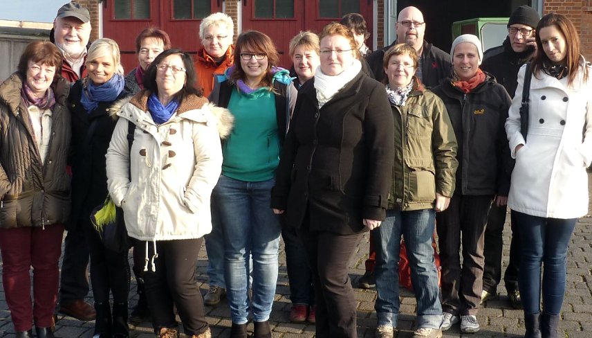 Bild: Besuch an historischer St&auml;tte