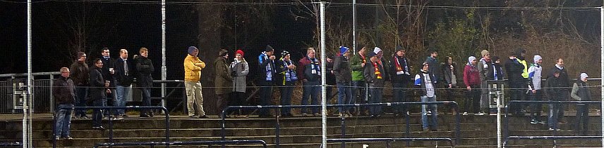 Bild: Die treuen Wacker Fans sind auch in Babelsberg
