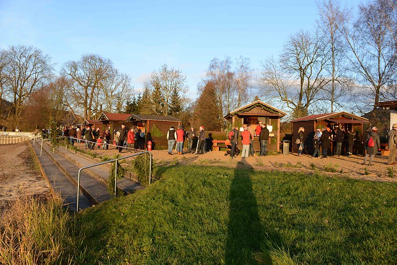 Bild: Weihnachtsromantik am Teich