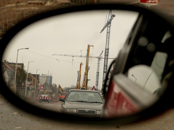 Bild: Baustelle taucht ab