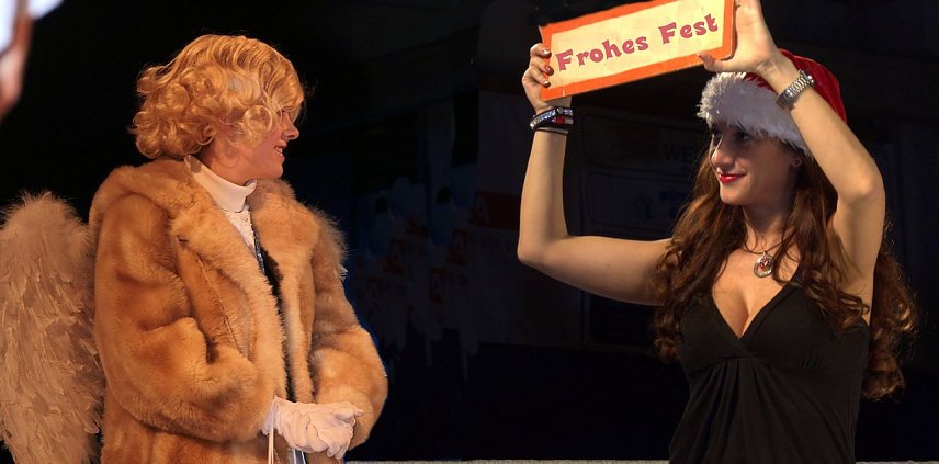 Bild: Frohes Fest im Boxring