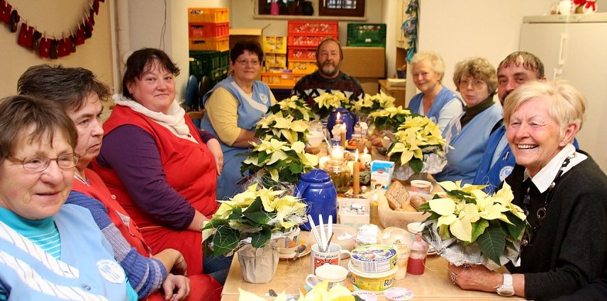 Bild: Besuch bei der Tafel