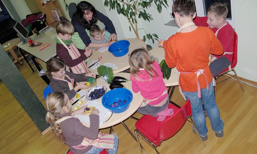 Bild: Schnitzeljagd mit Beilage