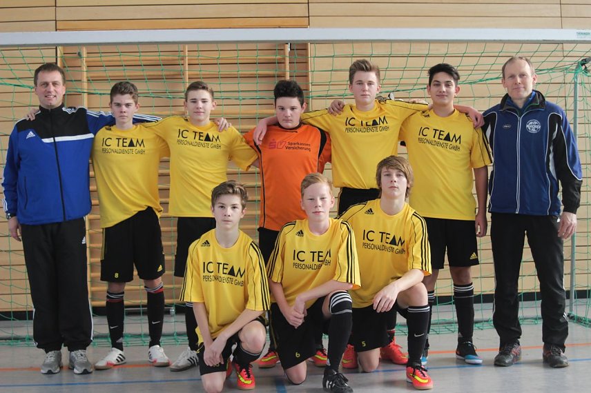 Bild: Die C1 Jugend der Spielvereinigung Nordhausen konnte in Leinefelde das Ticket f&uuml;r die Endrunde der Hallenlandesmeisterschaft l&ouml;sen