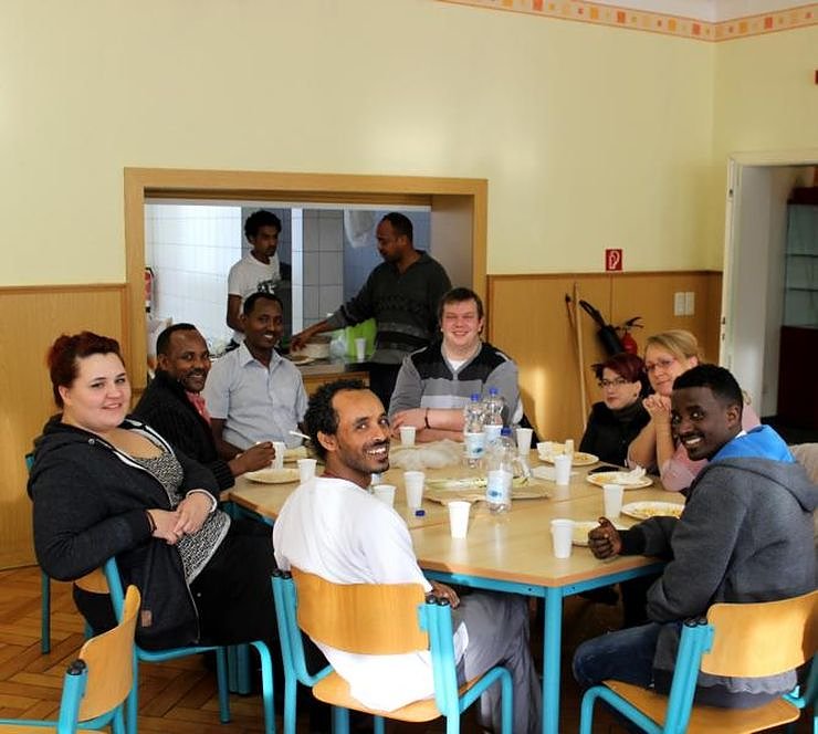 Bild: "DANKE" sagen auf eritreische Art