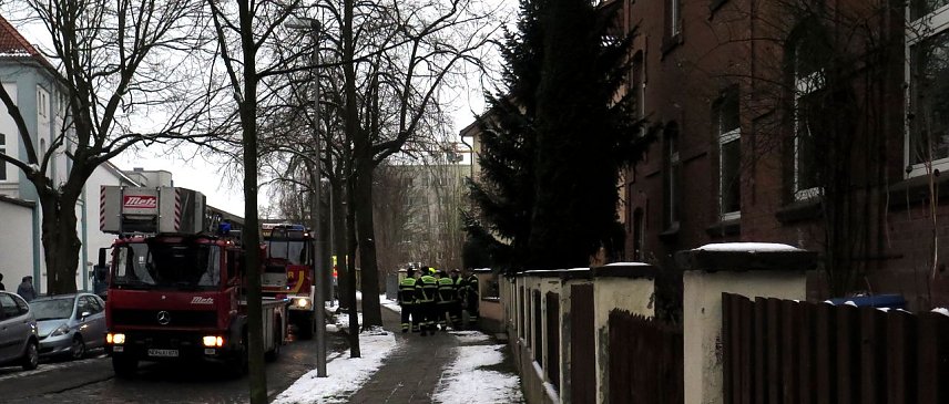 Bild: Einsatz in der Geseniusstra&szlig;e