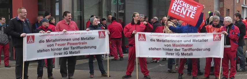 Bild: Warnstreik in Nordhausen