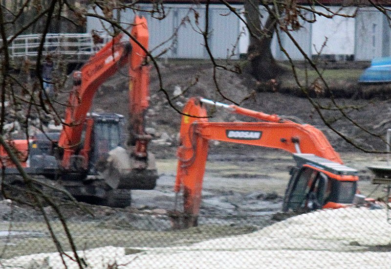 Bild: Tief im Schlamm eingesunken